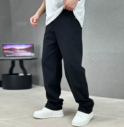 Herren Jeans Bequem Frühling Relaxed Fit