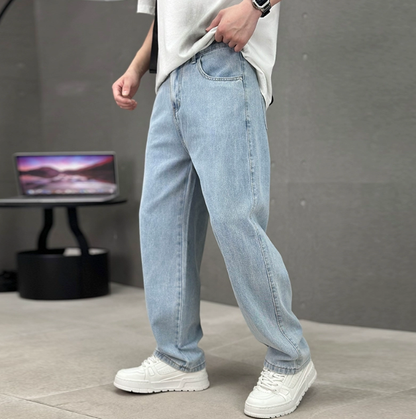 Herren Jeans Bequem Frühling Relaxed Fit