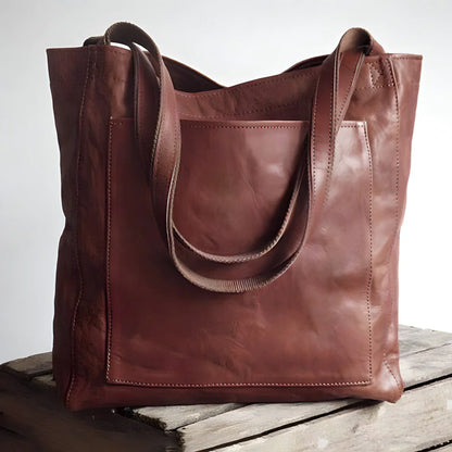 Stilvolle Handtasche aus echtem Leder