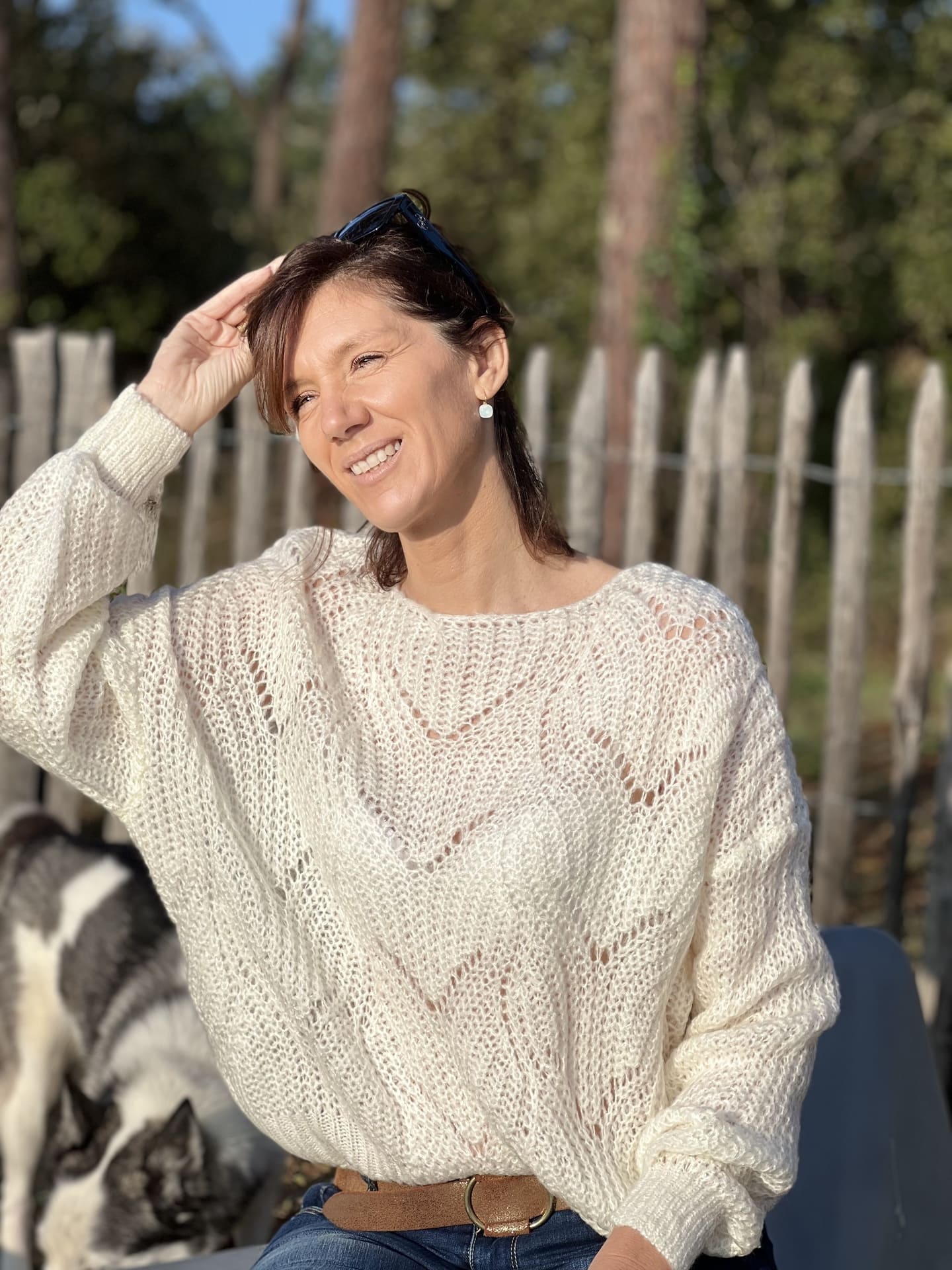 Damen Pullover Weich Gemütlich - IdealeKleiden
