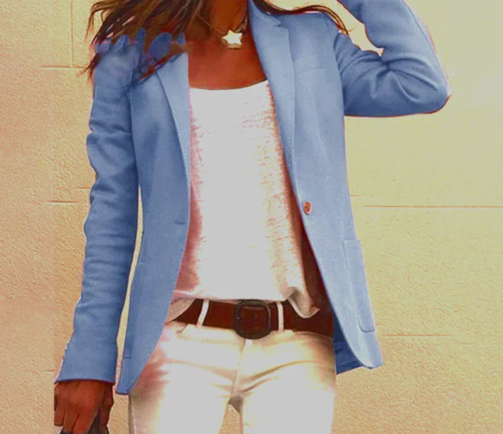 Damen Blazer Slim Fit Langarm