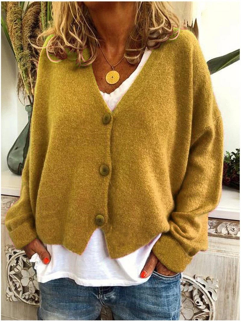 Weiche Strickjacke Damen Warm