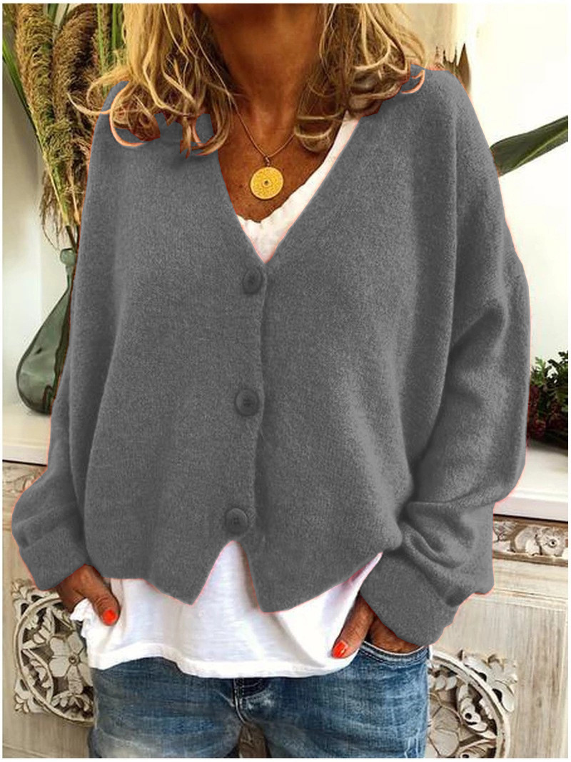 Weiche Strickjacke Damen Warm