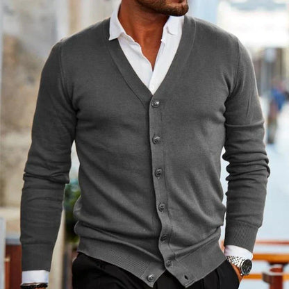 Herren Cardigan Weich Soft Alltag