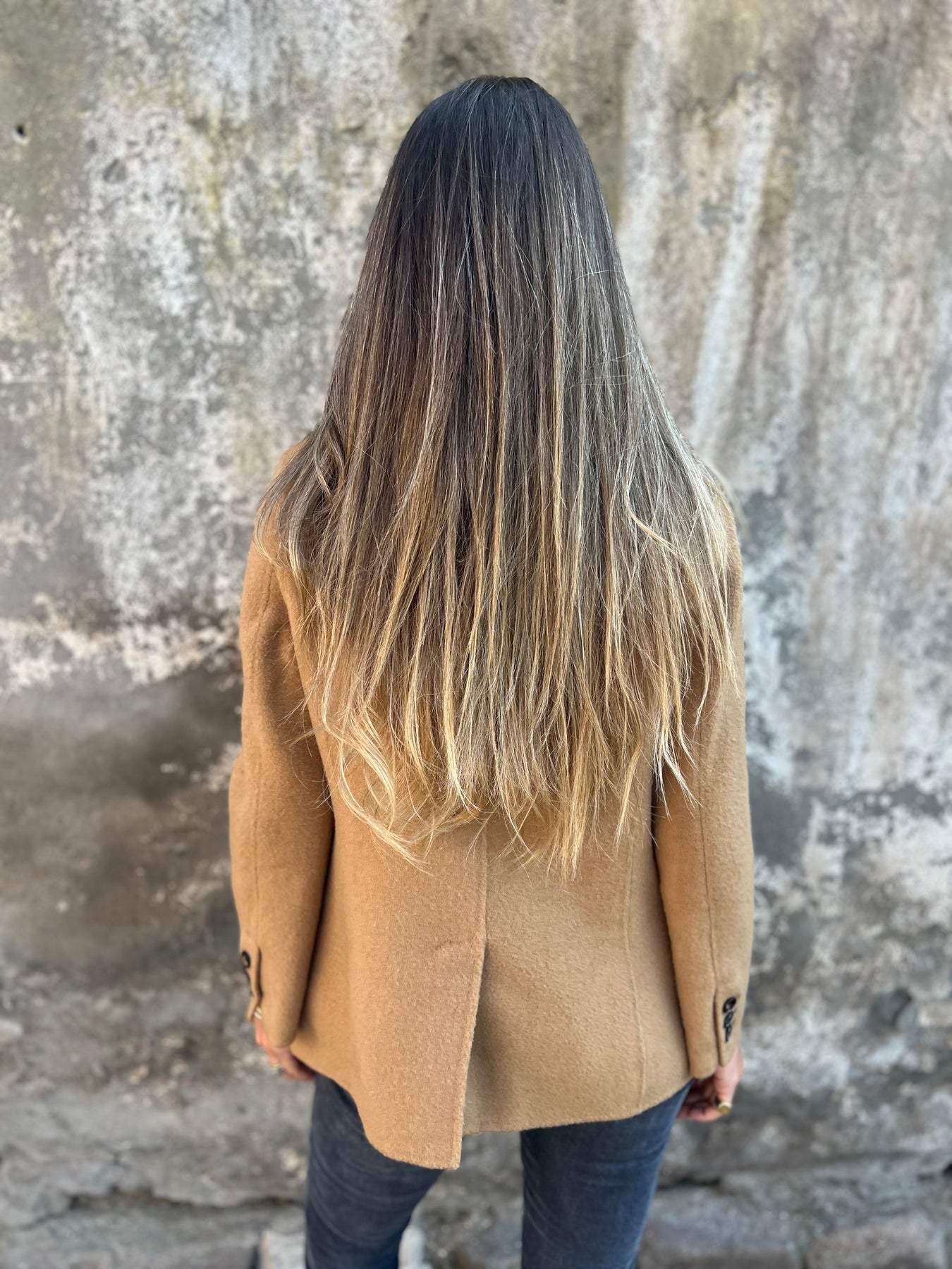 Elegante Damenjacke mit Struktur-Print - IdealeKleiden