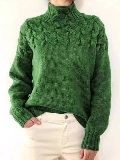 Weicher Cashmere Pullover Rollkragen Winter