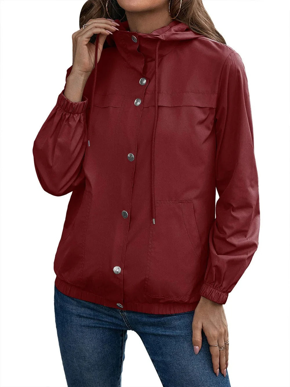 Frauen Kapuzenjacke Herbst Winter