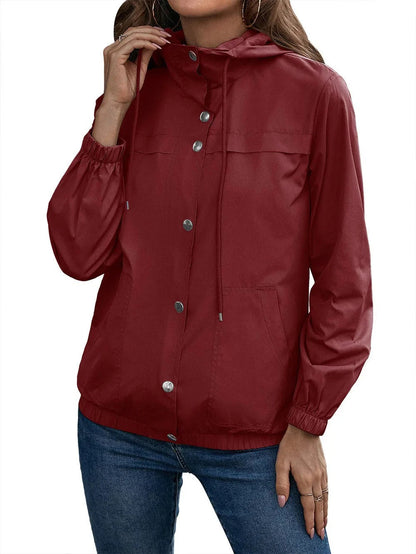 Frauen Kapuzenjacke Herbst Winter