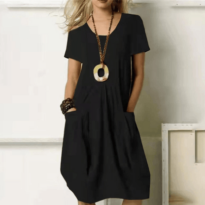 Damenkleid Knielang Elegant Schnitt