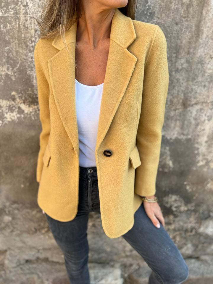 Elegante Damenjacke mit Struktur-Print