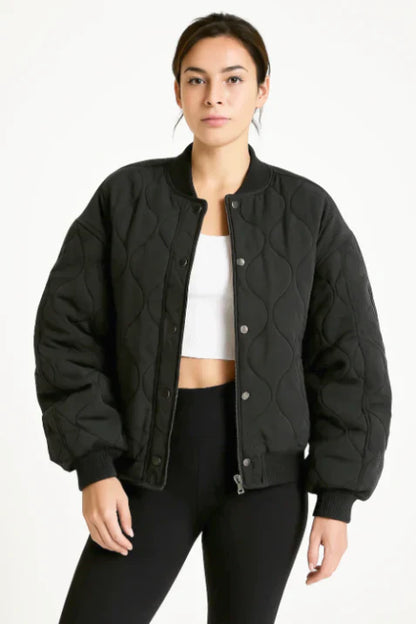 Große Steppjacke Bomberstyle Modern