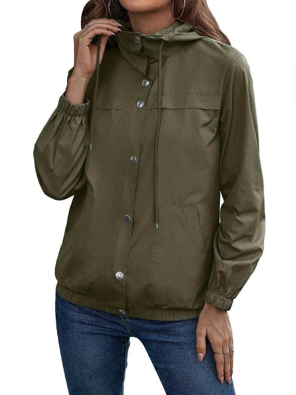 Frauen Kapuzenjacke Herbst Winter