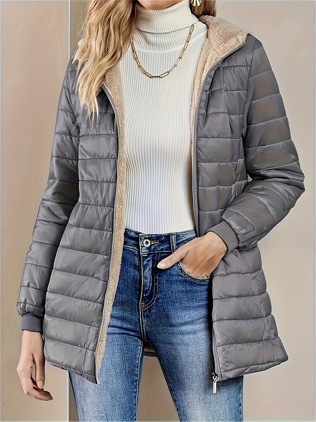 Warme Winterjacke Damen Ultrakomfortabel & Stylisch - IdealeKleiden