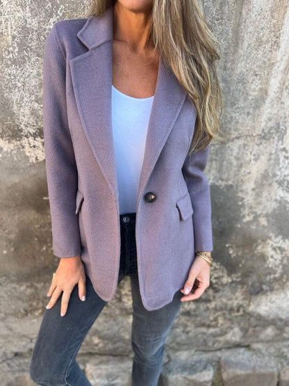 Elegante Damenjacke mit Struktur-Print