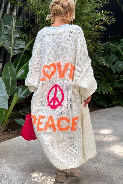 Ibiza Strickjacke Chic Relaxed