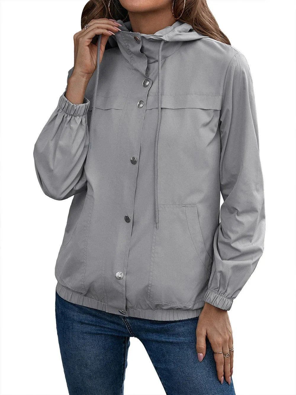 Frauen Kapuzenjacke Herbst Winter