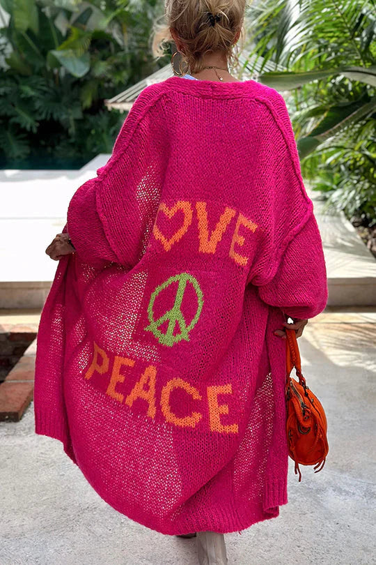 Ibiza Strickjacke Chic Relaxed
