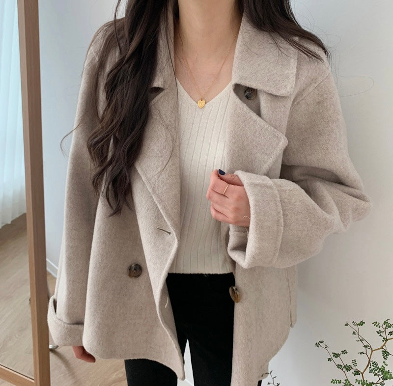Damen Wolljacke Warm Kuschelig Winter - IdealeKleiden