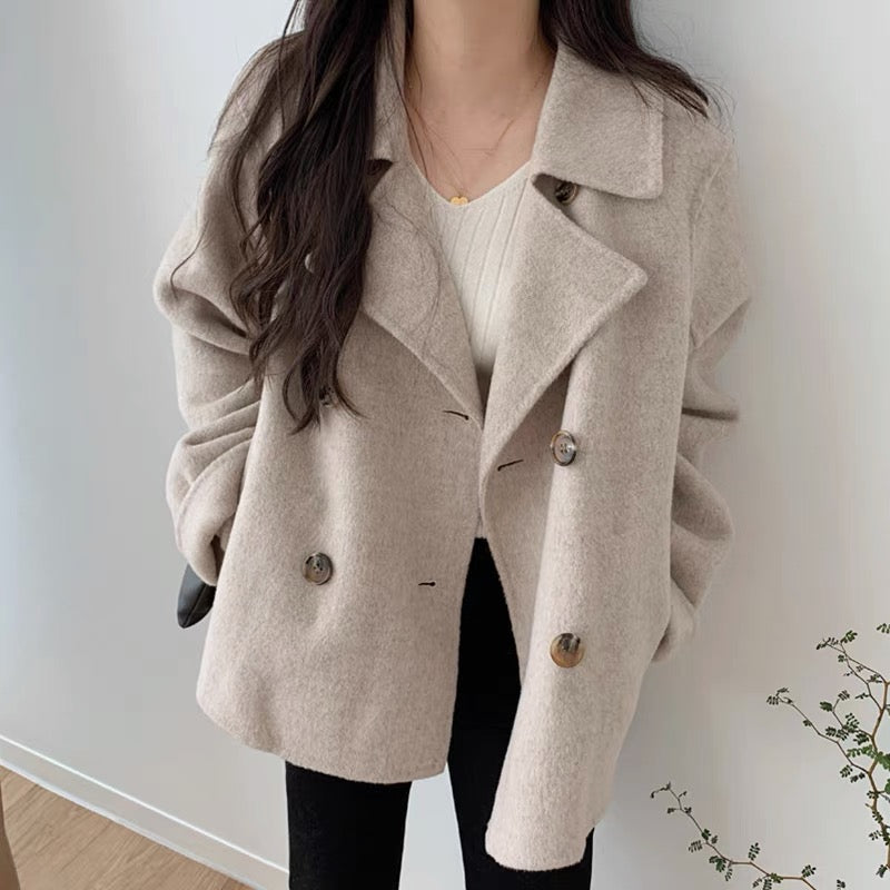 Damen Wolljacke Warm Kuschelig Winter