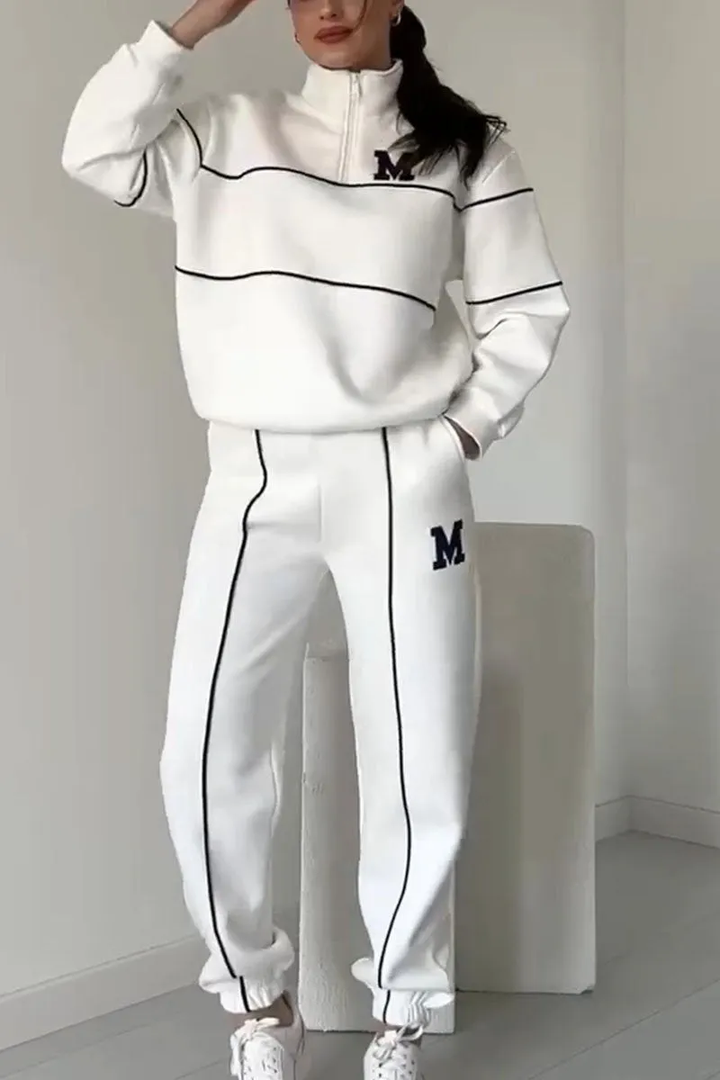 Bequeme Sportbekleidung Freizeitanzug Frauen - IdealeKleiden