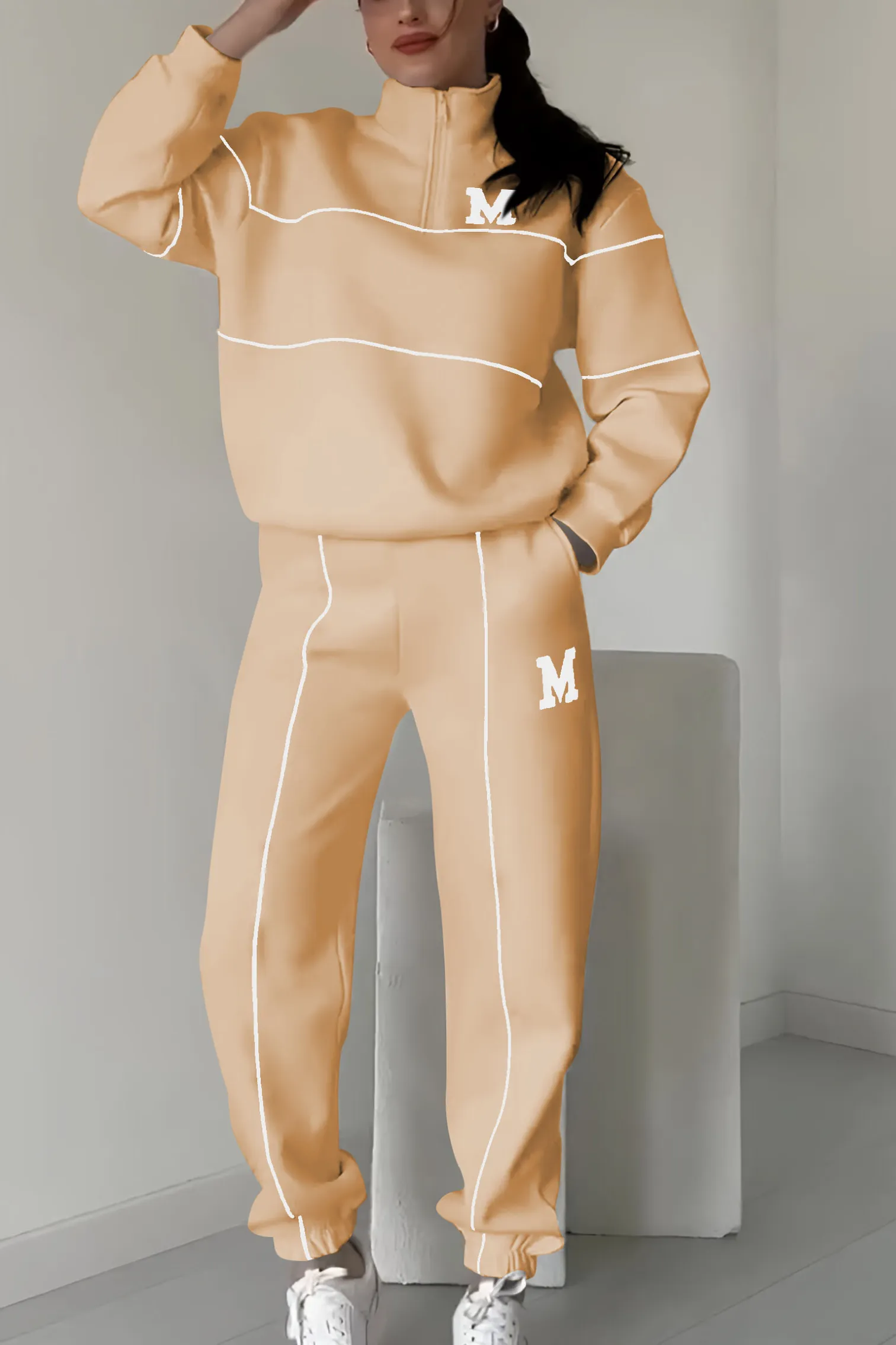 Bequeme Sportbekleidung Freizeitanzug Frauen
