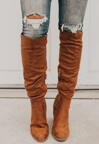 Stilvolle Stiefel Frauen Kniehoch - IdealeKleiden