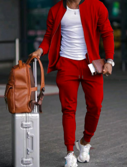 Bequemer Herren Sportanzug Jogger Set