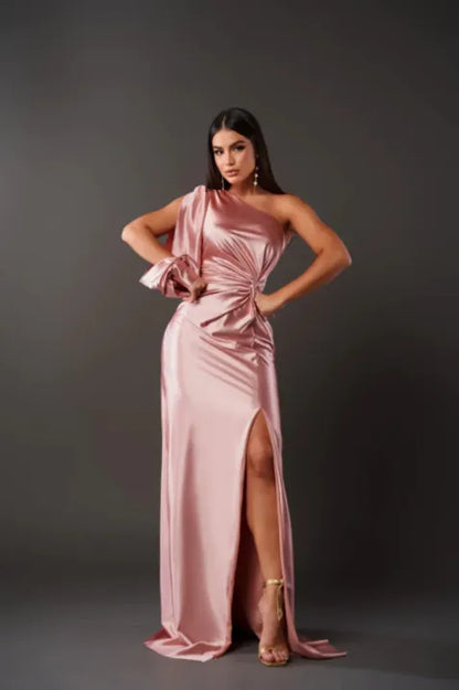 Elegantes Damen-Kleid One-Shoulder-Design