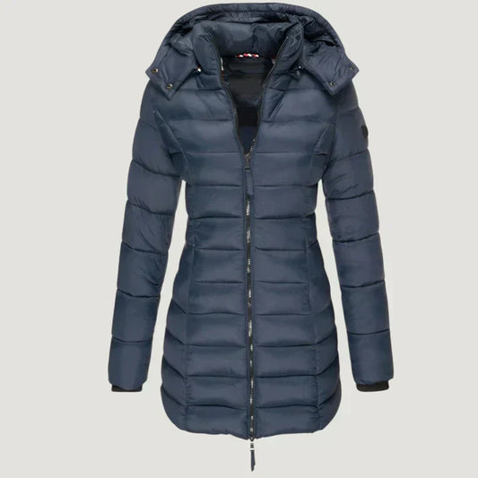 Warmes Winterkleid Damencoat - IdealeKleiden