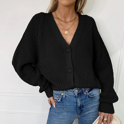 Große Strickjacke Woll-Mischung Übergröße