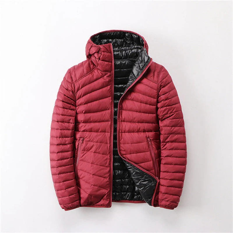Warme Winterjacke Gepolstert Winddicht