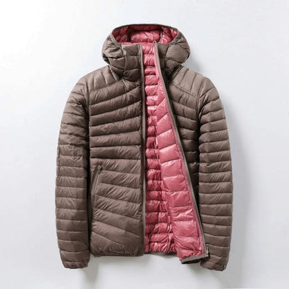 Winddichte Steppjacke Mit Kapuze