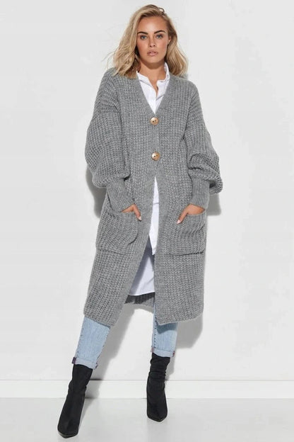 Große Strickjacke Damen Oversized Lang