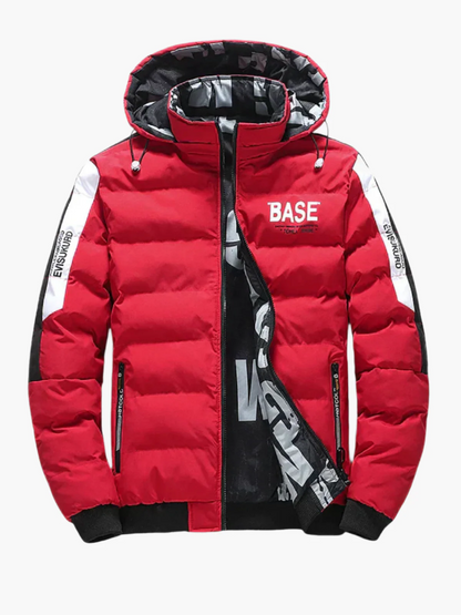 Warme Winterjacke Damen Hüftlang Kapuze