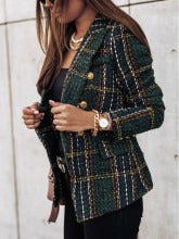 Eleganter Blazer Damen Taillierte Passform Puffärmel