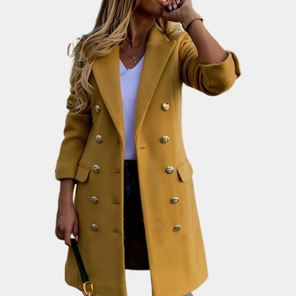 Klassischer Trenchcoat Damen Taillierte Passform