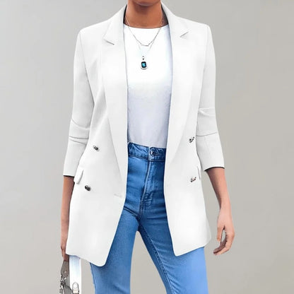Damen Blazer Schlank Modern Bürostyle
