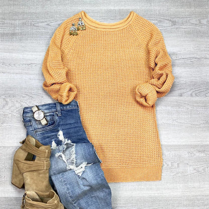 Große Strickpullover Damen Übergröße Bequem Rollkragen - IdealeKleiden