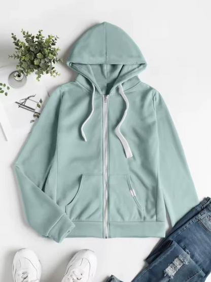 Praktischer Hoodie Kordelzug Kapuze