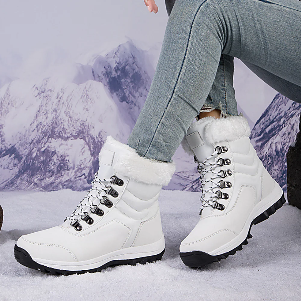 Warme Winterstiefel Fleecegefüttert Wasserabweisend