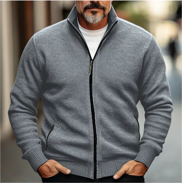 Herren Cardigan Warm Mit Seitentaschen