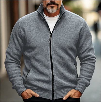 Herren Cardigan Warm Mit Seitentaschen