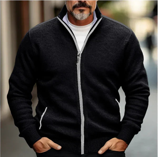 Herren Cardigan Warm Mit Seitentaschen