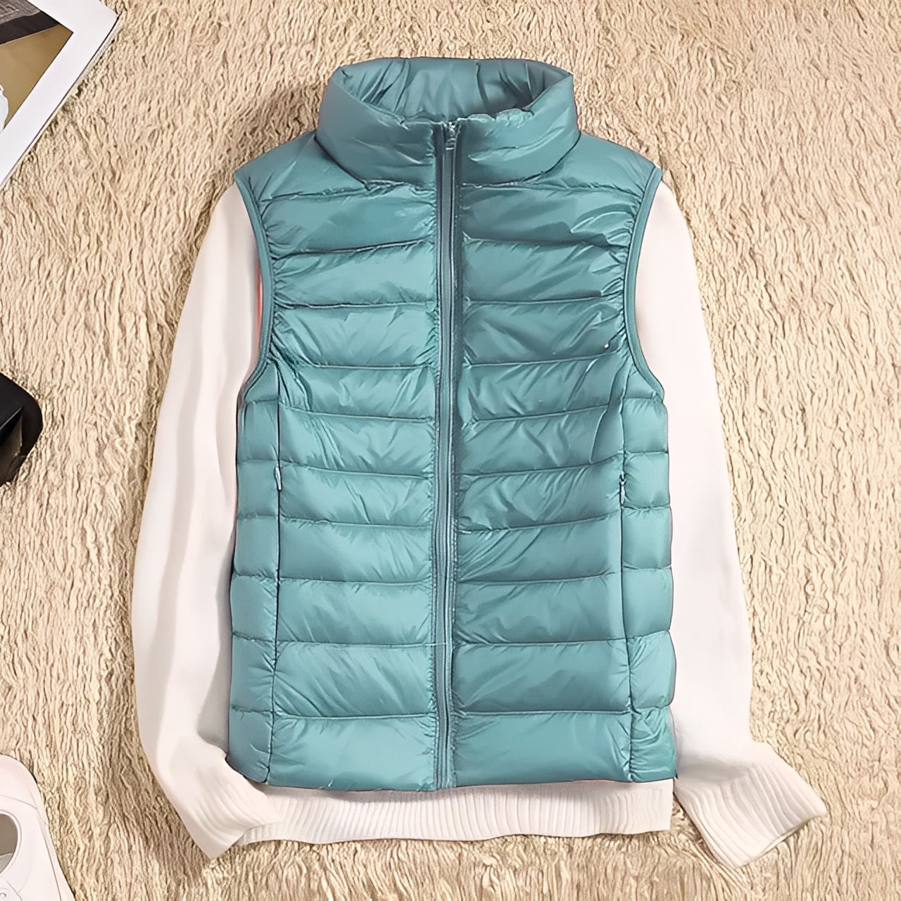 Leichte Frauenweste Daunenfüllung