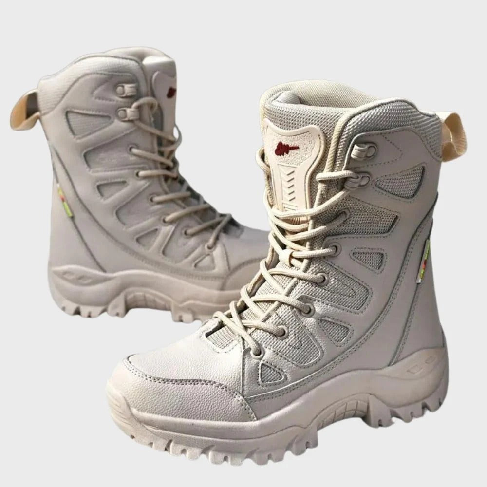 Wanderstiefel Leder Hoch Schaft Robust - IdealeKleiden
