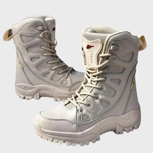 Wanderstiefel Leder Hoch Schaft Robust - IdealeKleiden