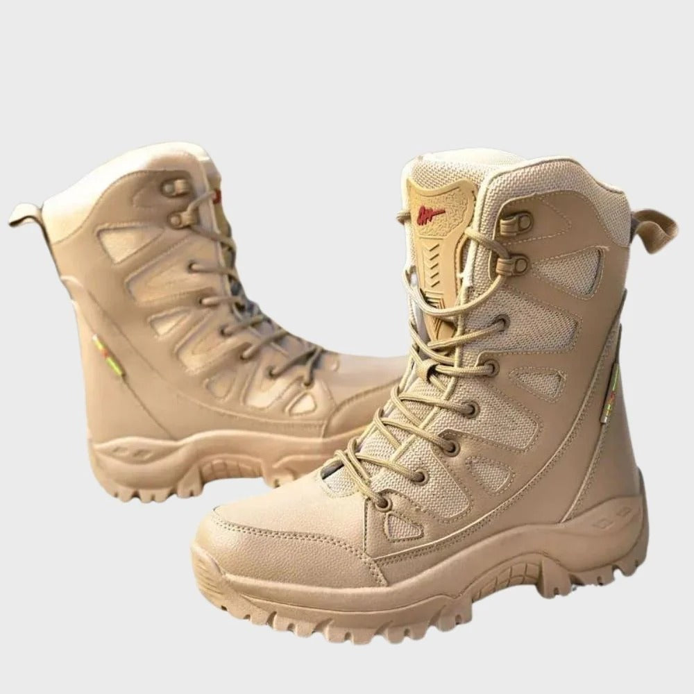 Wanderstiefel Leder Hoch Schaft Robust