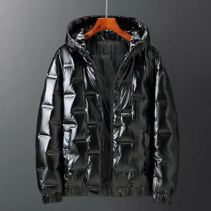 Warme Daunenjacke Damen Elegant Wasserfest