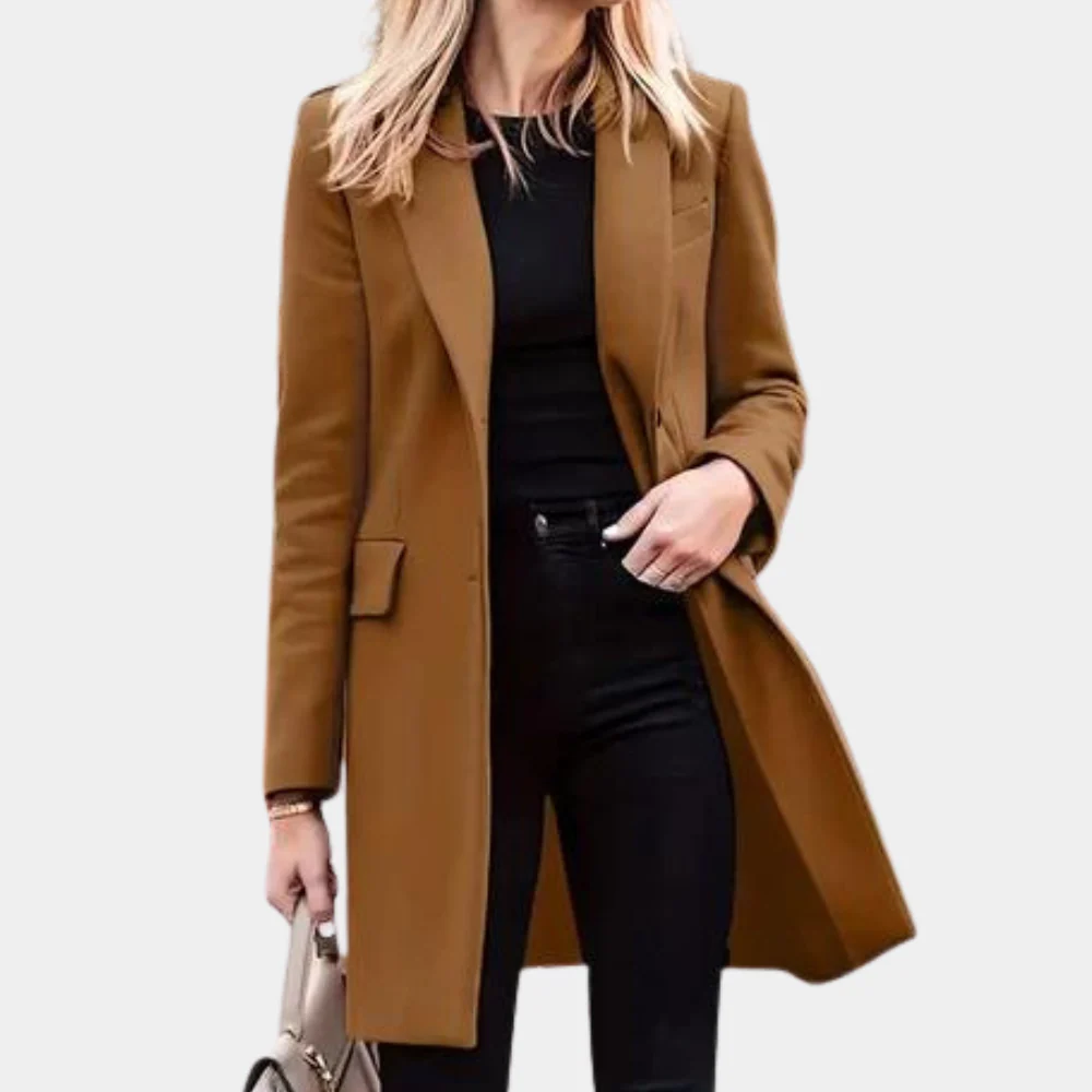 Schicke Damen-Trenchcoat Mittellang Elegant