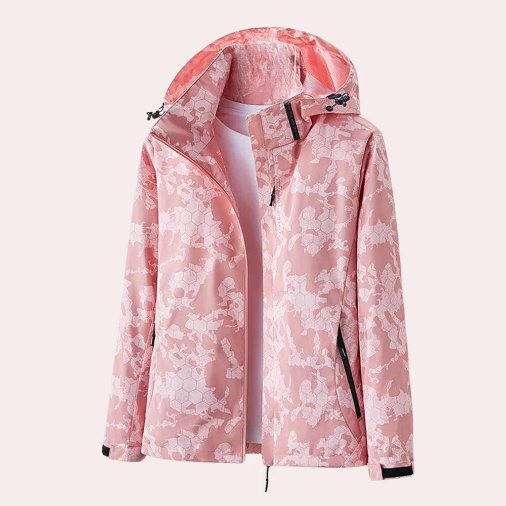 Leichte Outdoorjacke Mit Abnehmbarer Kapuze - IdealeKleiden